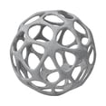 thumbnail image 1 of Mercana Spiro Hollow Decorative Orb In Rustic White 68933, 1 of 4