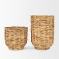 thumbnail image 1 of Mercana Tamuz Grass Baskets (Set Of 2) in Brown, 1 of 8