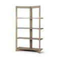 thumbnail image 1 of Mercana Turnbull I 42L x 20W x 72H Light Brown Wood Four Shelf Shelving Unit, 1 of 7