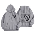 thumbnail image 1 of Mercatoo 2 to 14 Years Teen Girls Heart and Letter Graphic Hoodie Cozy Fashionable Long Sleeve Pom Puff Pullover Sweatshirt, 1 of 4