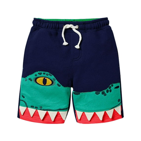 Mercatoo 2024 Children Summer Short Pants Boys Cartoon šrocodile Print Daily Casual Shorts Baby Beach Sports Shorts