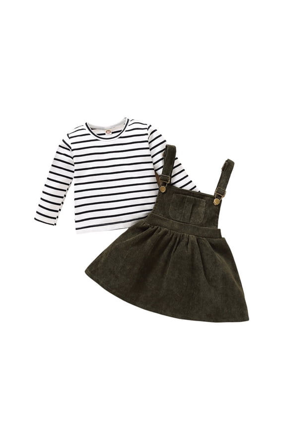 Anime Clothes Outfits Ideas Infant Children's Rainbow Print Color Matching Girls Plus Size Clothing Girls Spring Outfits