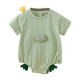 thumbnail image 1 of Mercatoo Baby Bodysuits Girls Boys Frog Short Sleeve Baby Onesi𝐞 Bubble Romper Baby Newborn Essentia𝐥s Baby Clothes, 1 of 7
