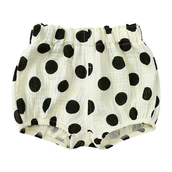 Mercatoo Baby Boys Girls Summer Cute Shorts Ribbed Dot Printed Loose Pants Bract Bread Shorts Toddler Active Shorts