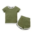 thumbnail image 1 of Mercatoo Baby Cowboy Outfit I𝐧fant Clothes Set Solid Color Clothes Set Baby Clothes Boy Summer, 1 of 9