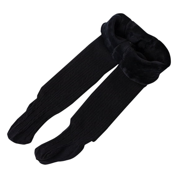 Mercatoo Baby Fl𝐞𝐞ce Lined Winter Leggings Toddler Infant Footie Basic Full Length Stretchy Thermal Fall Solid Pants