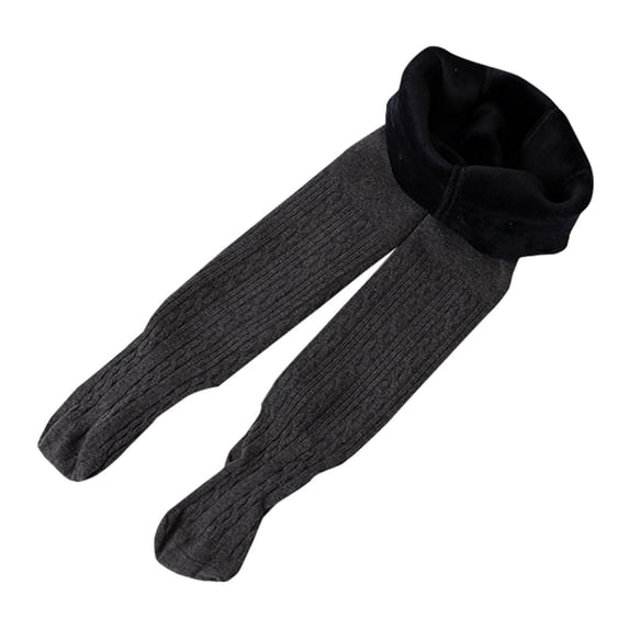 Mercatoo Baby Fl𝐞𝐞ce Lined Winter Leggings Toddler Infant Footie Basic Full Length Stretchy Thermal Fall Solid Pants