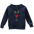 thumbnail image 1 of Mercatoo Baby Girls Cotton Sweater Jackets Fall And Winter Christmas Print Casual Round Neck Long Sleeve Pullover Top, 1 of 4