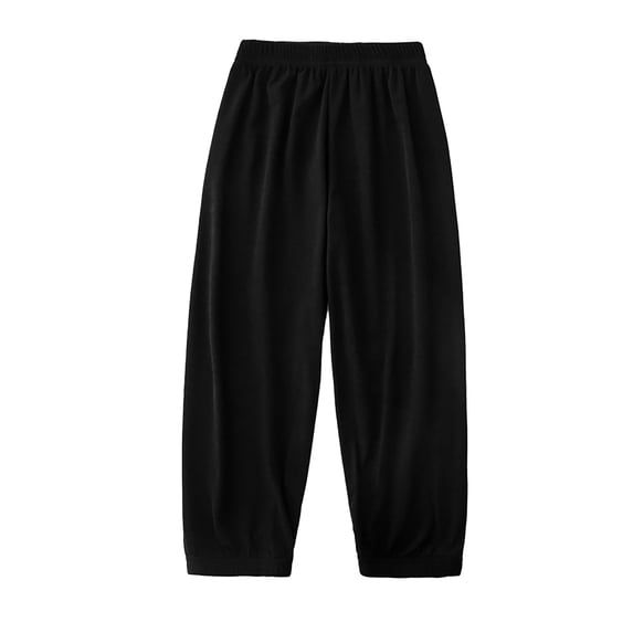 Mercatoo Baggy Sweatpants for Boys Girls Harem Pants Elastic Waist Joggers Kids Cotton Wide Leg 𝐋ounge Pants Summer Clothes