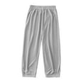 thumbnail image 1 of Mercatoo Baggy Sweatpants for Boys Girls Harem Pants Elastic Waist Joggers Kids Cotton Wide Leg 𝐋ounge Pants Summer Clothes, 1 of 4