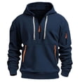 thumbnail image 1 of Mercatoo Boy's Printed Fashionable Casual Pocket Drawstring Hooded Sweater Pullover for Boy's, 1 of 3