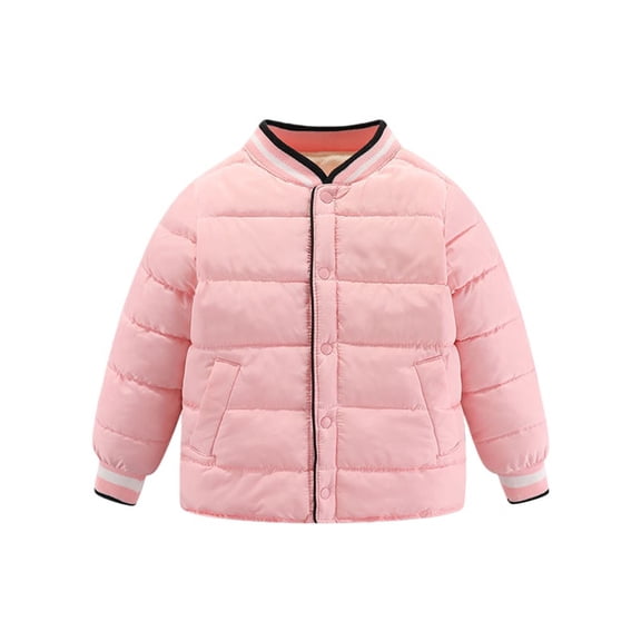 Mercatoo Boys Button Front Puffer Jackets Quilted 𝗪aterproof Lightweight Coats Winter Insulated Ribbed Cuffs Warm Outwear