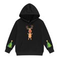 thumbnail image 1 of Mercatoo Boys Girls Christmas Reindeer Sweatshirt with Pocket Teen Cute Hoodies Long Sleeve Pullover Shirts Cotton Clothes, 1 of 5