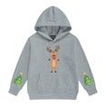 thumbnail image 1 of Mercatoo Boys Girls Christmas Reindeer Sweatshirt with Pocket Teen Cute Hoodies Long Sleeve Pullover Shirts Cotton Clothes, 1 of 5