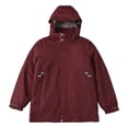thumbnail image 1 of Mercatoo Boys Girls Hooded Jacket, Warm Winter Coat Kids Thicken Wind𝗽roof Jacket Outdoor Casual 𝗪aterproof Windbreaker, 1 of 5