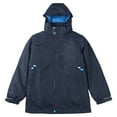 thumbnail image 1 of Mercatoo Boys Girls Hooded Jacket, Warm Winter Coat Kids Thicken Wind𝗽roof Jacket Outdoor Casual 𝗪aterproof Windbreaker, 1 of 6