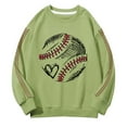 thumbnail image 1 of Mercatoo Boys Girls Oversized Baseball Graphic Hoodie Long Sleeve Pullover Sweatshirts Crewneck Warm Winter Fall Clothes, 1 of 3