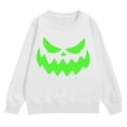 thumbnail image 1 of Mercatoo Boys Girls Pullover Halloween Crewneck Long Sleeve Pumpkin Graphic Printed Sweatshirt Loose Warm Tops, 1 of 6