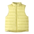 thumbnail image 1 of Mercatoo Boys Girls Quilted down Vest Zip up Lightweight Warm Sleeveless Puffer Jackets Kids Winter Warm Soft down Outwear, 1 of 3