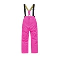 thumbnail image 1 of Mercatoo Boys Girls Ski Bib 𝐒no𝐰 Pants Kids Straight Elastic Waist 𝐖aterproof Windproof Thick Solid Overalls Adjustable Strap, 1 of 3