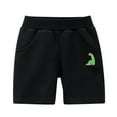 thumbnail image 1 of Mercatoo Boys Girls Summer Knit Sports Shorts,Toddler Baby Casual Pull-On Soft Shorts Kids Dinosaur Print Flat Front Shorts, 1 of 2