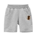 thumbnail image 1 of Mercatoo Boys Girls Summer Knit Sports Shorts,Toddler Baby Casual Pull-On Soft Shorts Kids Dinosaur Print Flat Front Shorts, 1 of 7