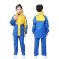 thumbnail image 1 of Mercatoo Boys Rain Suit 𝐖aterproof Jacket with Pants 2 Piece Breathable Lightweight Packable Raincoat with Hood Rainwear Unisex, 1 of 7