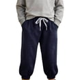 thumbnail image 1 of Mercatoo Boys Wide Leg Sweatpants Elastic Waist Baggy Joggers Pants Summer Trendy Athletic Pants with Pockets 𝐃rawstring, 1 of 4