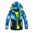 thumbnail image 1 of Mercatoo Children's Jacket Colorblocking Camouflage Zipper Jacket Outdoor Travel Kids Boys Breathable Rain Jacket, 1 of 9