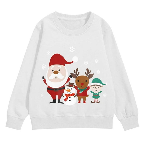 Mercatoo Children's Sweatshirts for Spring Autumn Winter and Christmas Medium and Large Children's Clothes Teen Girls Trendy