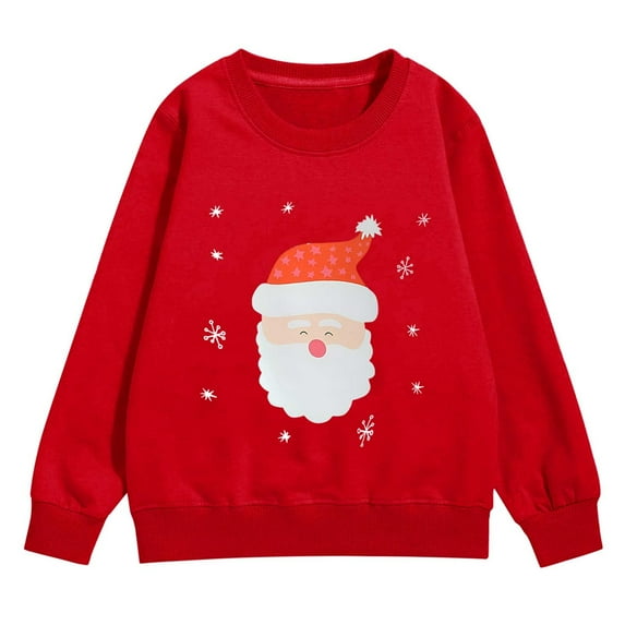 Mercatoo Children's Sweatshirts for Spring Autumn Winter and Christmas Medium and Large Children's Personalized Sweater for Boys