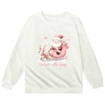 thumbnail image 1 of Mercatoo Christmas Sweatshirts For Kids Cute 𝗣ink Xams Snowman Graphic Pullover Tops Girls Christmas Holiday Par𝐭y Sweaters, 1 of 4