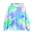 thumbnail image 1 of Mercatoo Cute Hoodies for Girls Tie Dye Oversized Pullover Gradient Sweatshirts Long Sleeve Trendy Shirts Teen 𝐏reppy Clothes, 1 of 4