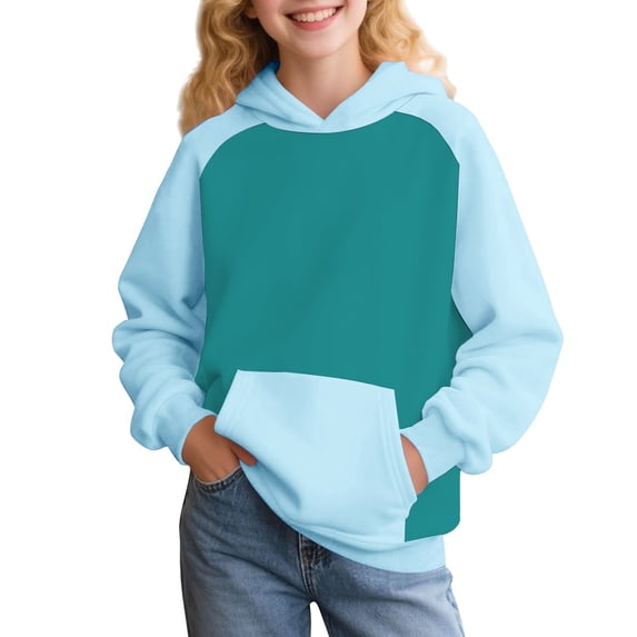 Mercatoo Cute Hoodies for Girls and Boys Kids Oversized Long Sleeve Sweatshirts Casual Comfy Pullover Tops with Pocket