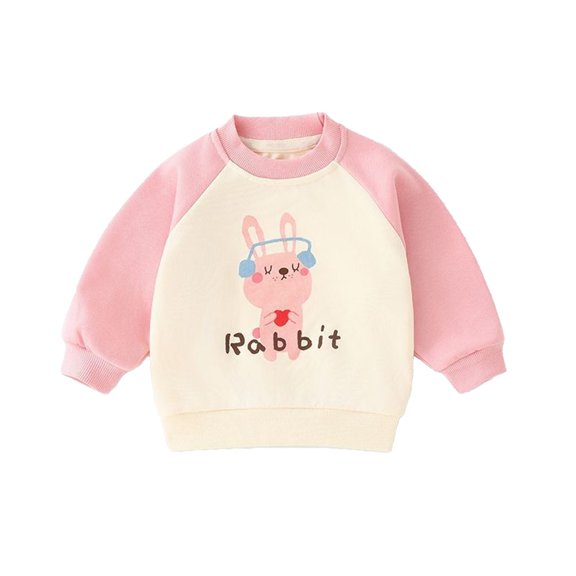 Mercatoo Cute Sweatshirts for Toddler Boys Girls Animal Pullover Shirts 𝐂olor Block Long Sleeve Fall Winter Warm Clothes