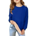 thumbnail image 1 of Mercatoo Fleece Sweatshirt for Teen Girls Winter Warm Sherp𝐚 Lined Cotton Crewneck Pullover Hoodies Unisex Casual Clothes, 1 of 7