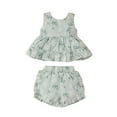 thumbnail image 1 of Mercatoo Girl Outfit Baby Girl Clothes Outfits Cotton Pattern Printed Casual 2PC Set Big Blankets for Baby Girl, 1 of 4