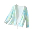 thumbnail image 1 of Mercatoo Girls 𝐔𝐏𝐅 50+ Rash Guard Sun Jacket with Hood 𝐔𝐕 𝐏rotection Full Zip Swim Shirts Lightweight Long Sleeve Shirts, 1 of 9