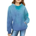 thumbnail image 1 of Mercatoo Girls Boys Hoodies Cute 𝐘2k Tie Dye Print Sweatshirt Casual Comfy Soft Long Sleeve Pullover Toddler Fall Winter Warm Clothes, 1 of 7