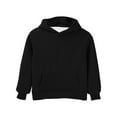 thumbnail image 1 of Mercatoo Girls Boys Plain Basic 𝐇ooded Sweatshirts 𝐀thletic Warm Winter Fall Pullover Long Sleeve 𝐅𝐥eece Trendy Clothes, 1 of 5