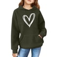 thumbnail image 1 of Mercatoo Girls Cute Heart Printed Hoodies School Casual Oversized Long Sleeve Kids Comfy Soft Pullover Tops Fall Winter Warm Clothes, 1 of 8