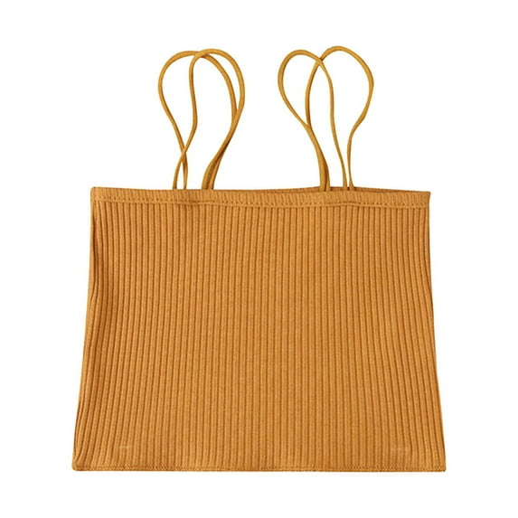 Mercatoo Girls Dance Tank Tops Racer Suspender Undershirts Spaghetti Strap Ribbed Camisole Girls Dance Clothes Tank Tops