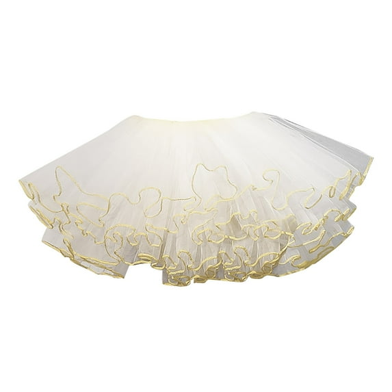 Mercatoo Girls Dance Tutu Skirt Toddler Little Girl Layered Tulle Skirt Princess Ballet Skirts Carnival Birthday Parties Skirt