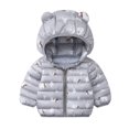 thumbnail image 1 of Mercatoo Girls Down Jacket Size 8 Hooded Girls Boys Baby Winter Warm Toddler Outerwear Coat Cartoon Jacket Windproof, 1 of 3