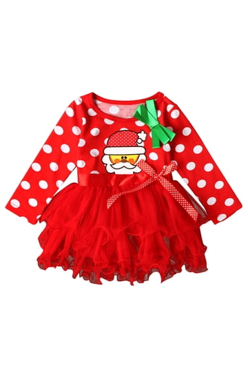 newborn christmas dresses walmart Amazon.com: Aiwpstoin Infant Baby Girl Christmas Outfit Santa Romper Dress Long Sleeve Fur Trim Velvet Xmas Princess Dresses (Red A, 0-3 Months): Clothing, Shoes & Jewelry