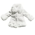 thumbnail image 1 of Mercatoo Girls 𝐅aux 𝐅𝐮r Jacket Kids Fuzzy Fleece Jacket Toddler Elegant Princess Coat Thicken Winter Warm Shaggy Overcoat, 1 of 5