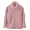 thumbnail image 1 of Mercatoo Girls Fleece Warm Winter Coat Full Zip 11erpa Jacket Soft Solid Color Outwear Teen Windproof Sweaters Jackets Clothes, 1 of 8