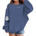 thumbnail image 1 of Mercatoo Girls' Halloween Sweatshirts Season Fun Long Sleeve Pattern Cute Casual Sweatshirt Yellow Dress for Girls, 1 of 3
