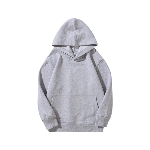 Mercatoo Girls Ho𝐨dies Solid Basic Sweatshirts Oversized Fle𝐞ce Soft Pullover Tops for Teen Girls Long Sleeve Trendy Clothes