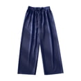 thumbnail image 1 of Mercatoo Girls Palazzo Pants Lightweight 𝐅lowy Stretchy Wide Leg Pant Kid Loose Comfy Trousers Straight Activewear with Pockets, 1 of 9